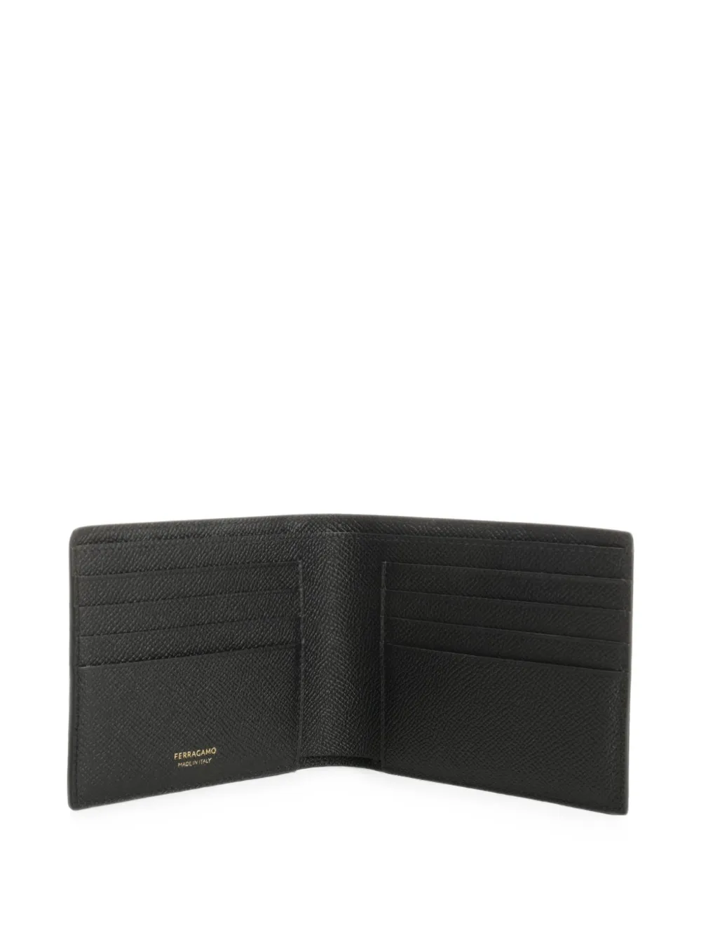 Ferragamo Gancini portemonnee Zwart
