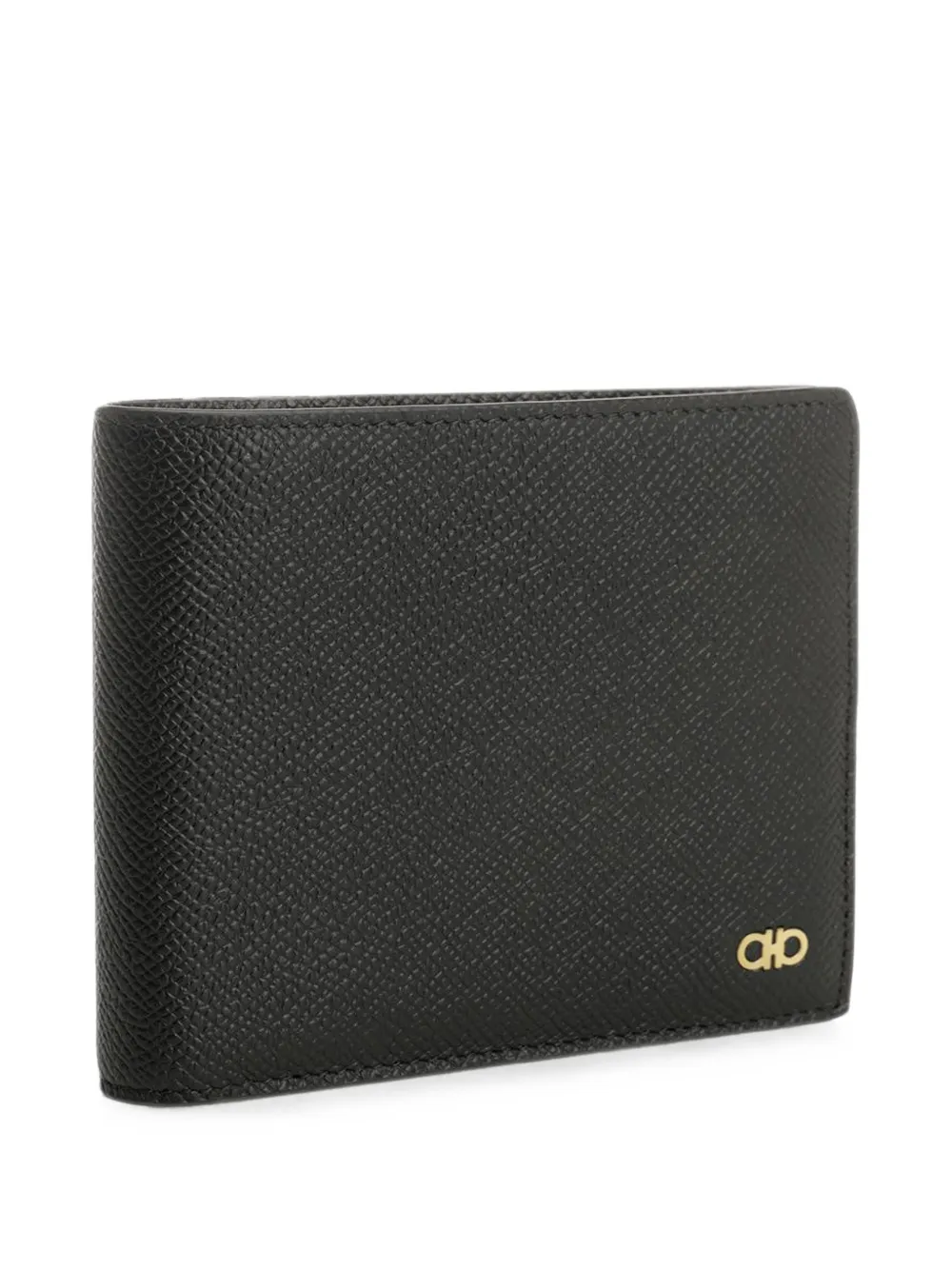 Ferragamo Gancini portemonnee Zwart