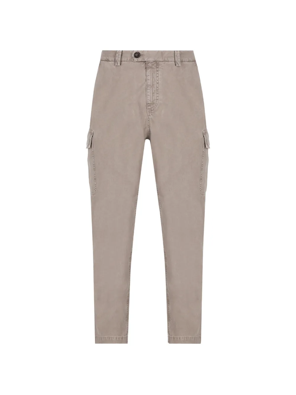 Brunello Cucinelli cotton-twill cargo pants - Grigio