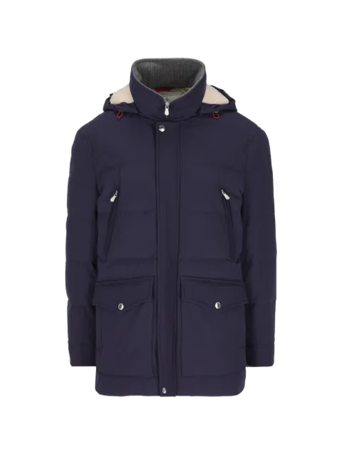 Brunello Cucinelli padded hooded coat