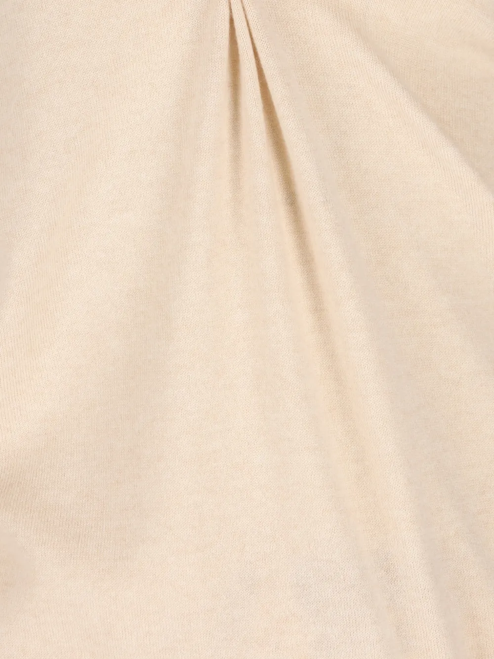 Brunello Cucinelli Kasjmier trui met knopenbies Beige