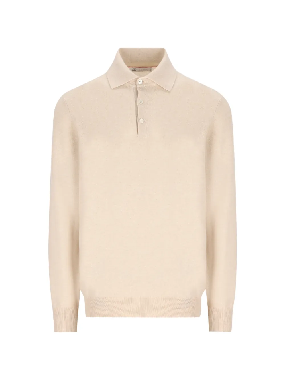 Brunello Cucinelli cashmere button-placket sweater - Neutrals