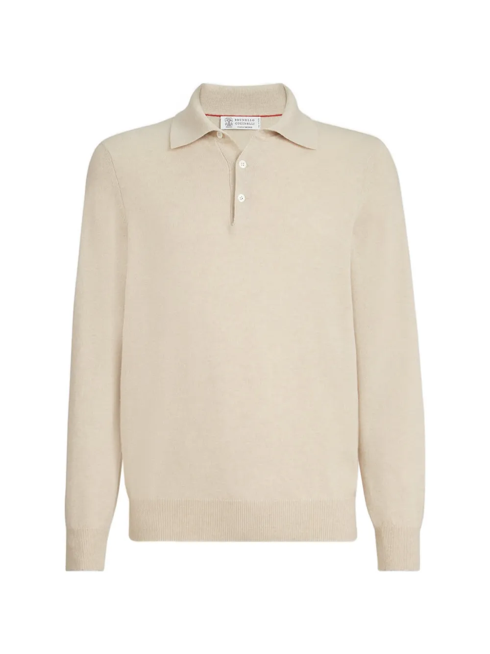 Brunello Cucinelli cashmere button-placket sweater - Toni neutri