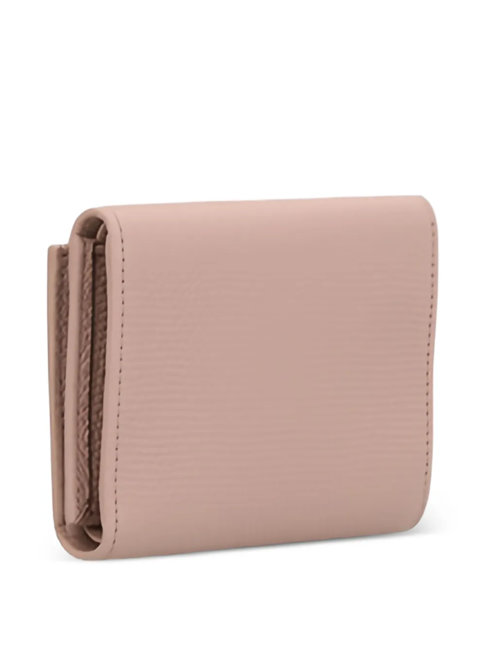Longchamp Le Roseau compacte portemonnee Roze