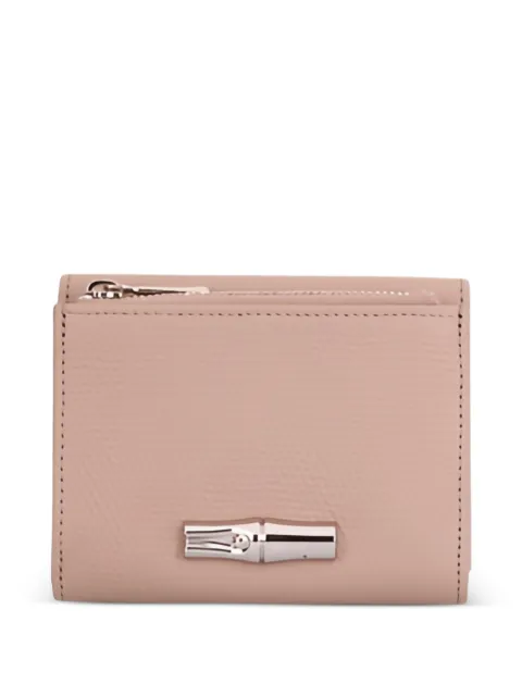 Longchamp Le Roseau leather wallet