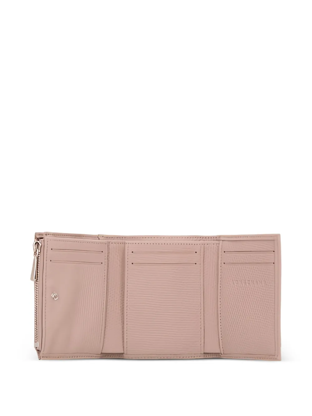 Longchamp Le Roseau compacte portemonnee Roze