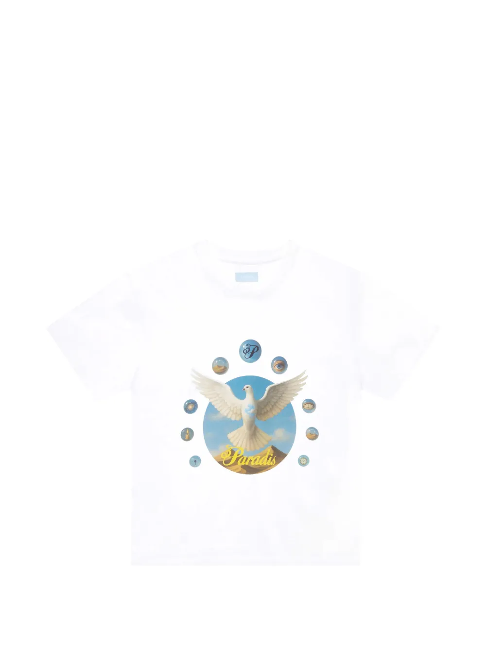 3.PARADIS Desert Dove T-shirt - Bianco