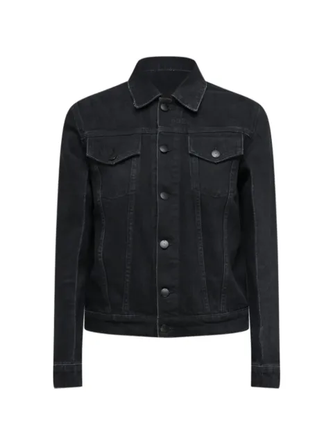 032c boxy embroidered denim jacket