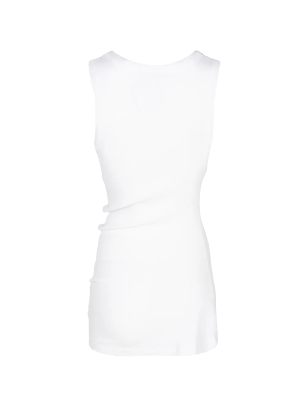 AGOLDE Gedraaide klaproos tanktop Wit