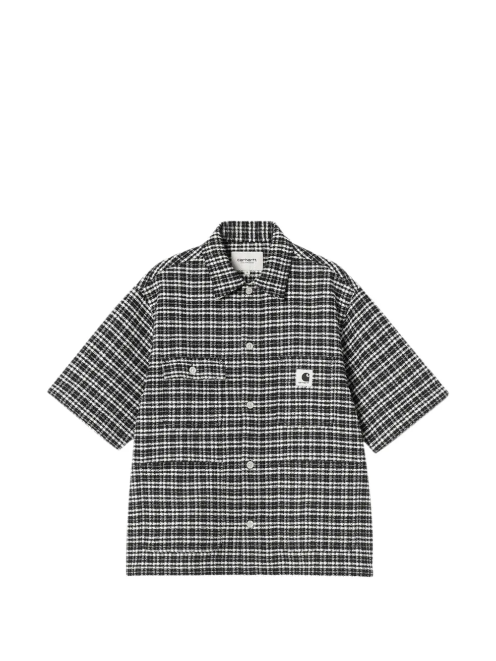 Carhartt WIP Michigan check waffle shirt - Nero