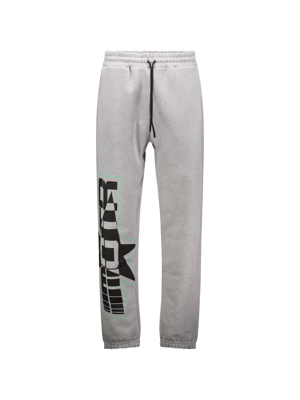 MOTR graphic-print drawstring track pants - Grigio