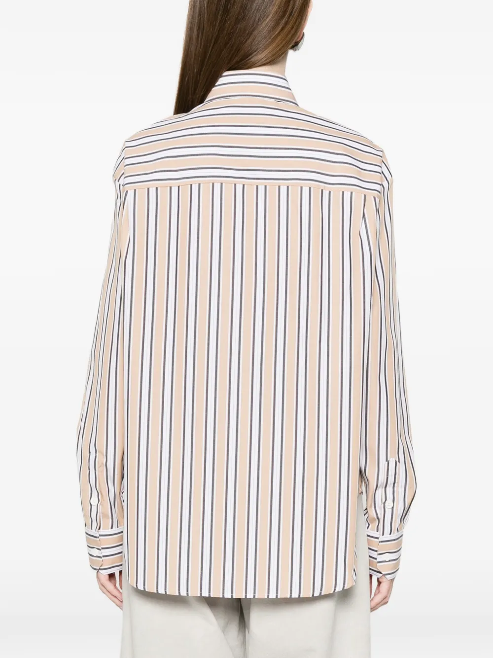 Charles Jeffrey Loverboy ストライプシャツ Charles Jeffrey Loverboy Hold Me ストライプ シャツ | ニュートラル