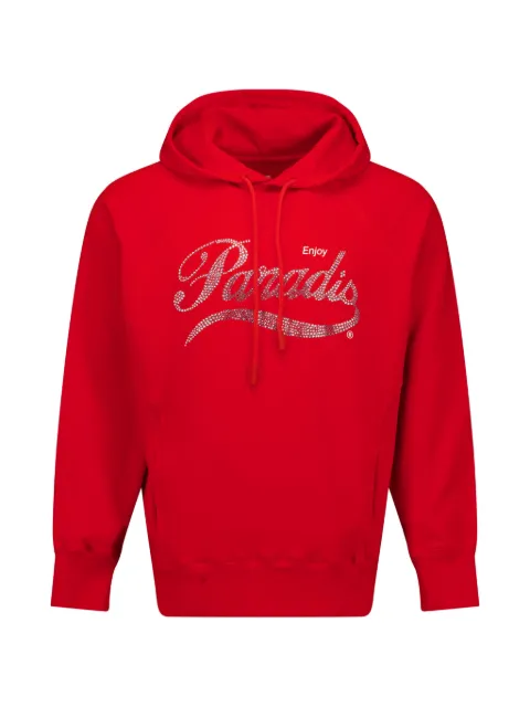 3.PARADIS Coca Cola rhinestone-embellished hoodie
