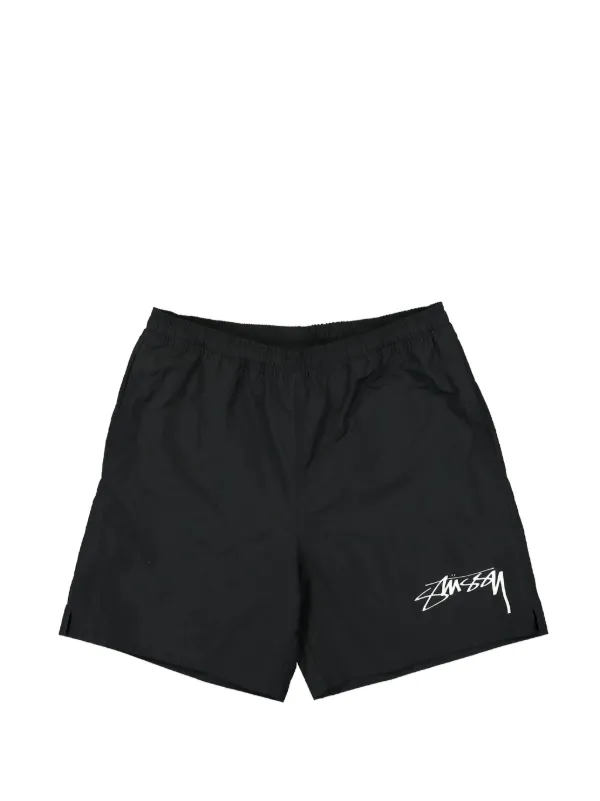 美品　Stussy x Nike short black S Nike x Stüssy logo-print Shorts | Black | FARFETCH