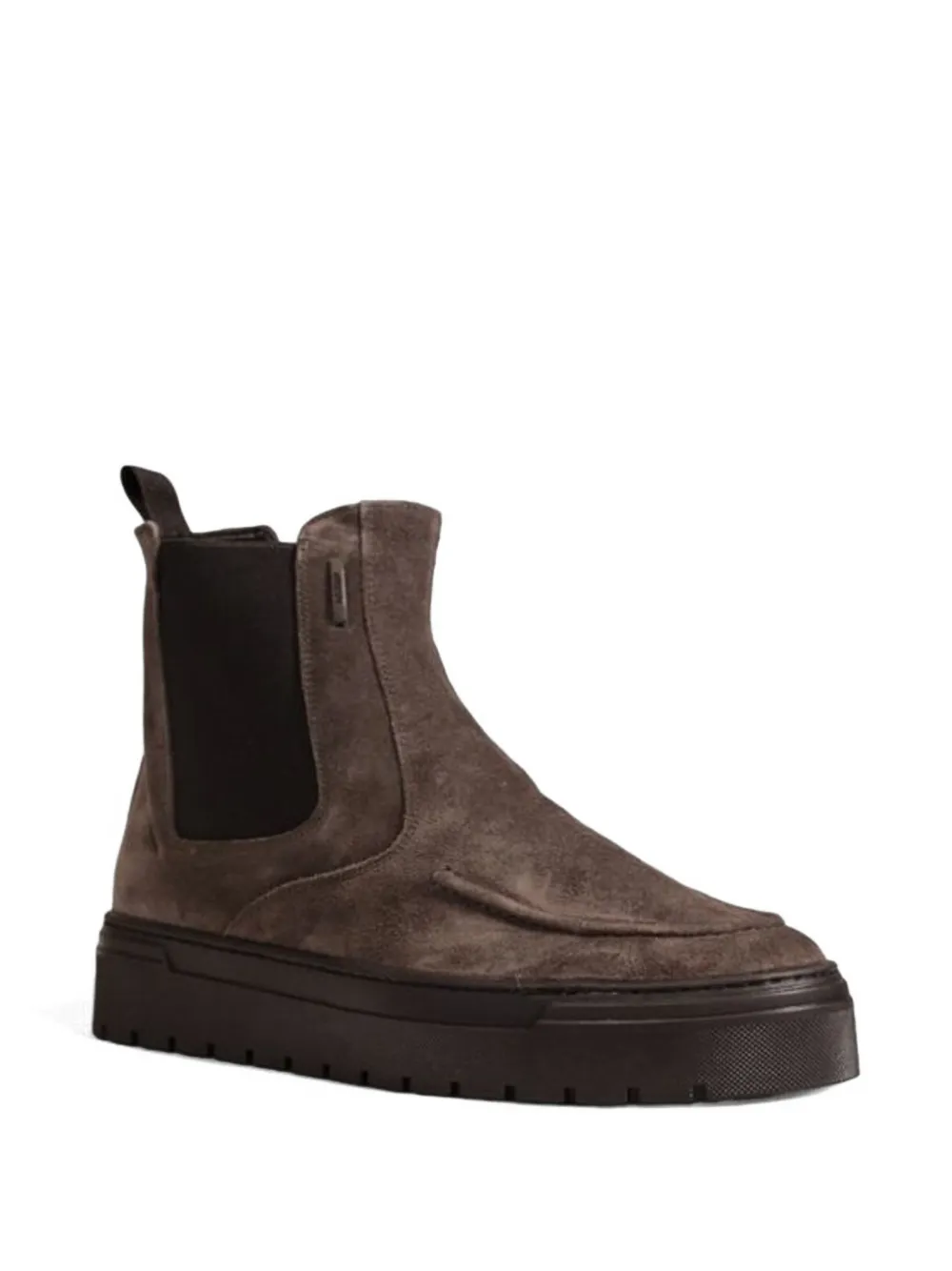 Antony Morato suede Chelsea boots Bruin