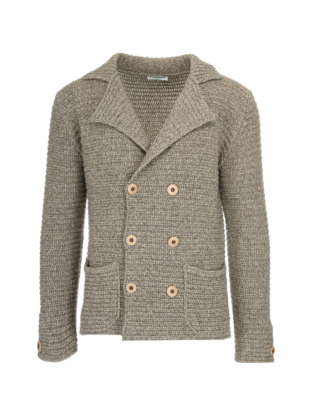 Al Duca D’Aosta 1902 double-breasted cardigan - Grigio