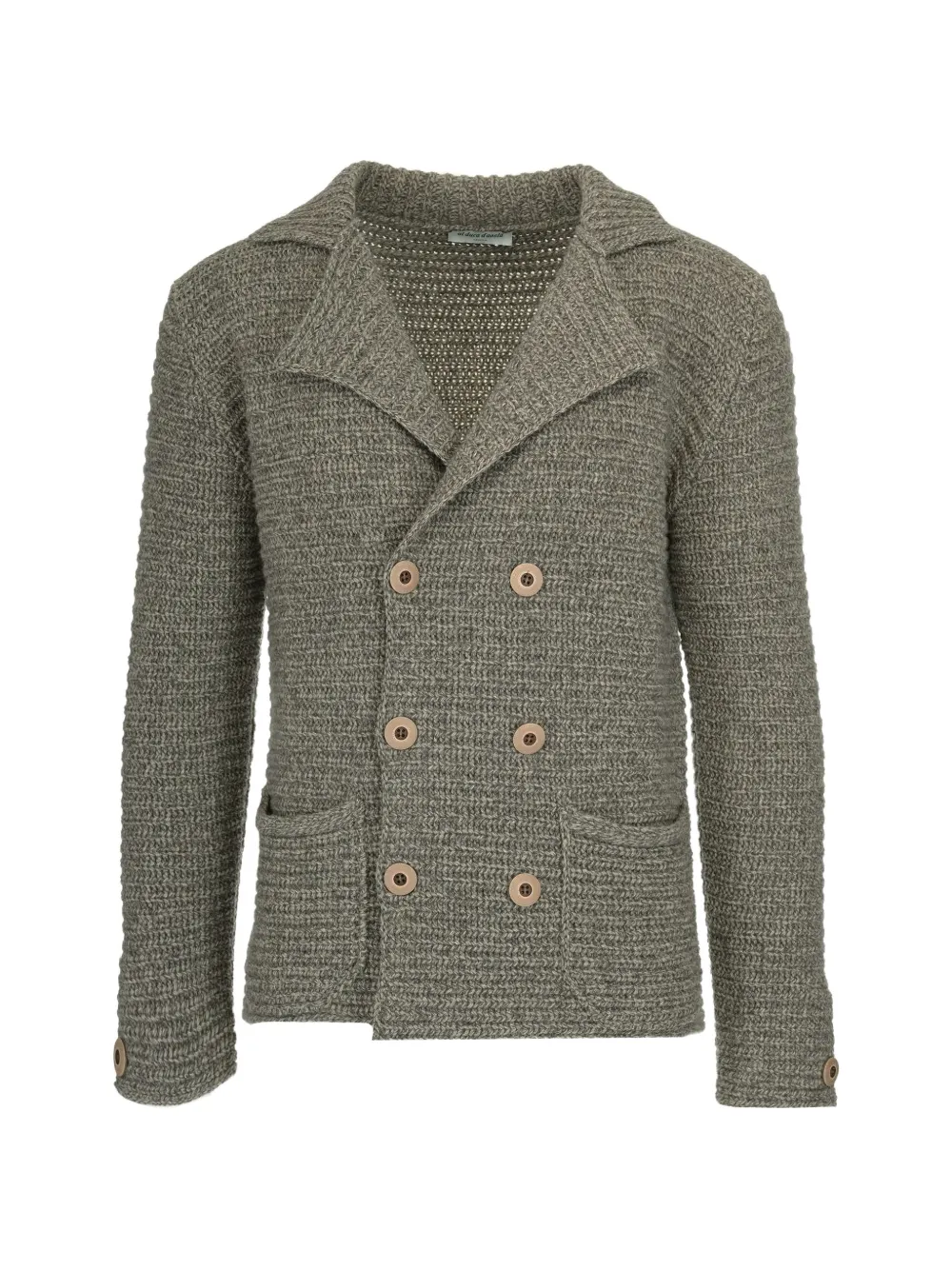 Al Duca D’Aosta 1902 double-breasted cardigan - Grigio