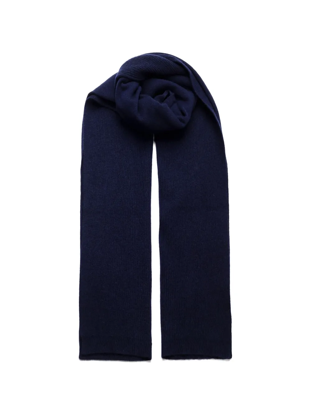Al Duca D’Aosta 1902 ribbed-knit wool scarf - Blau