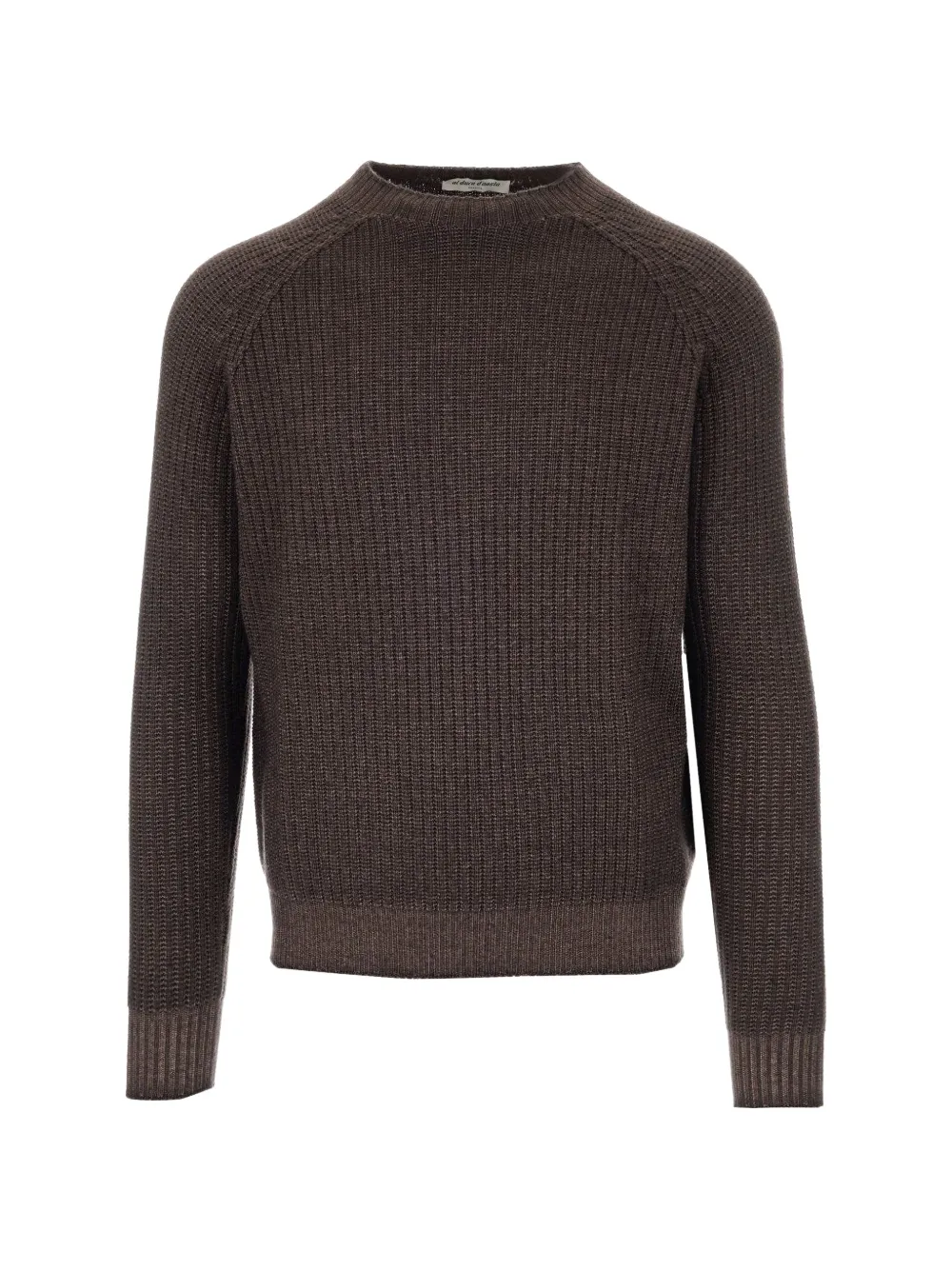 Al Duca D’Aosta 1902 ribbed-knit reversible sweater - Marrone