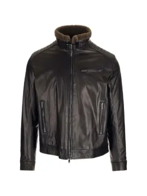 A.P.C. Shearling flap-pocket Jacket | Black | FARFETCH