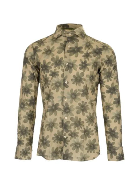 Al Duca D’Aosta 1902 floral-print slim-fit shirt