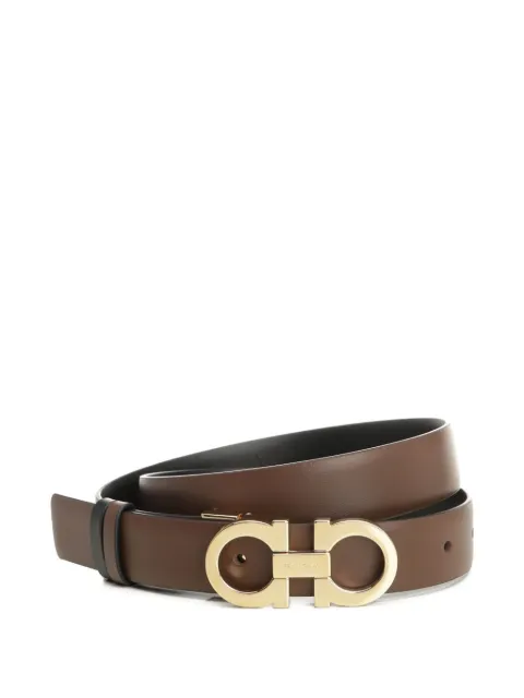 Ferragamo cinturón reversible Gancini