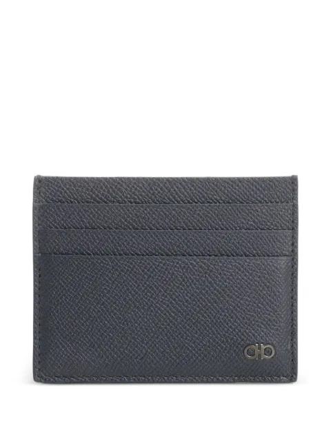 Ferragamo Gancio-plaque leather cardholder