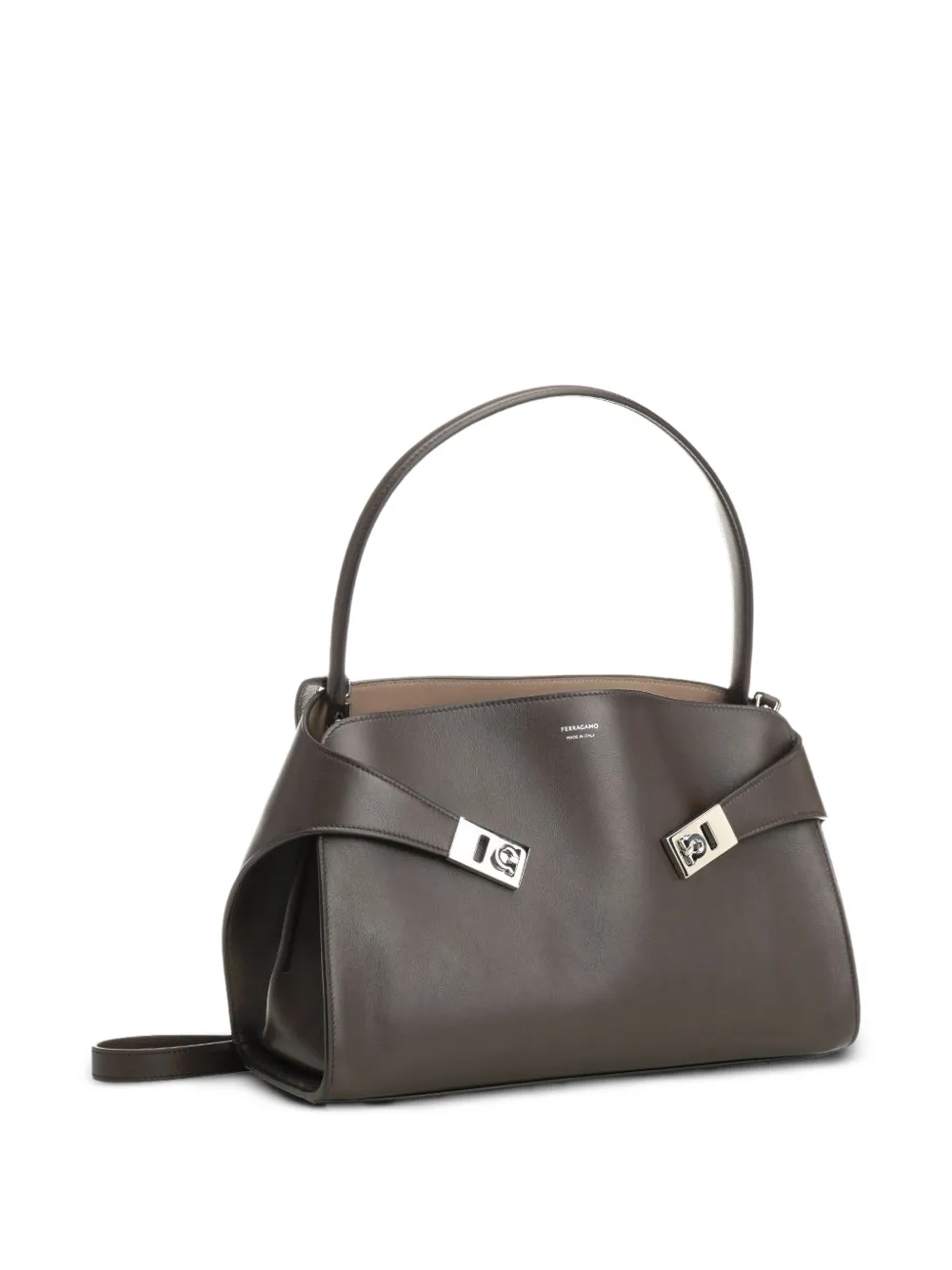 Ferragamo Hug schoudertas Bruin