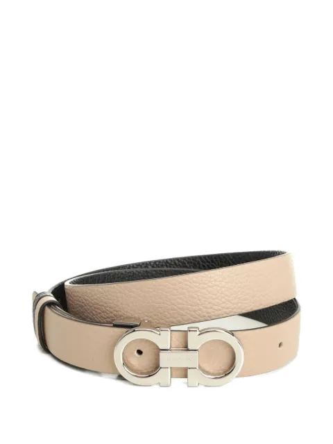 Ferragamo — Gancini reversible leather belt
