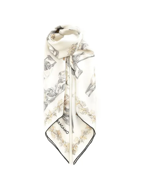 Ferragamo Eden floral-print scarf