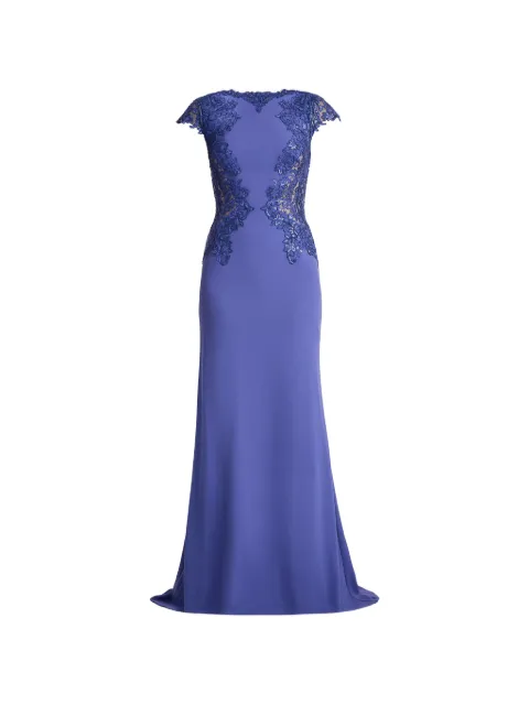 Tadashi Shoji Vicente embroidered maxi dress