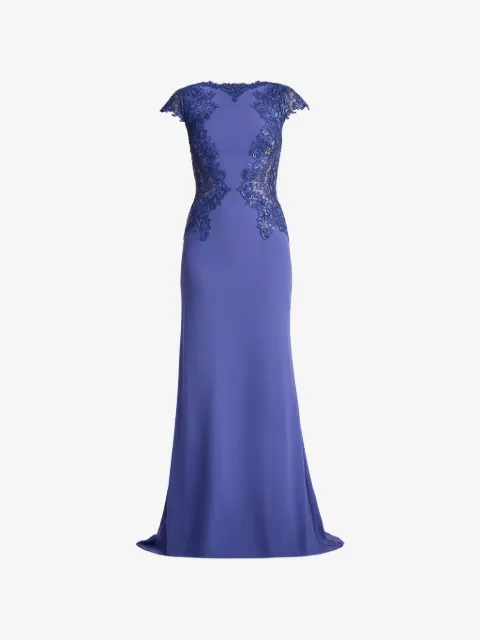 Tadashi Shoji Vicente embroidered maxi dress