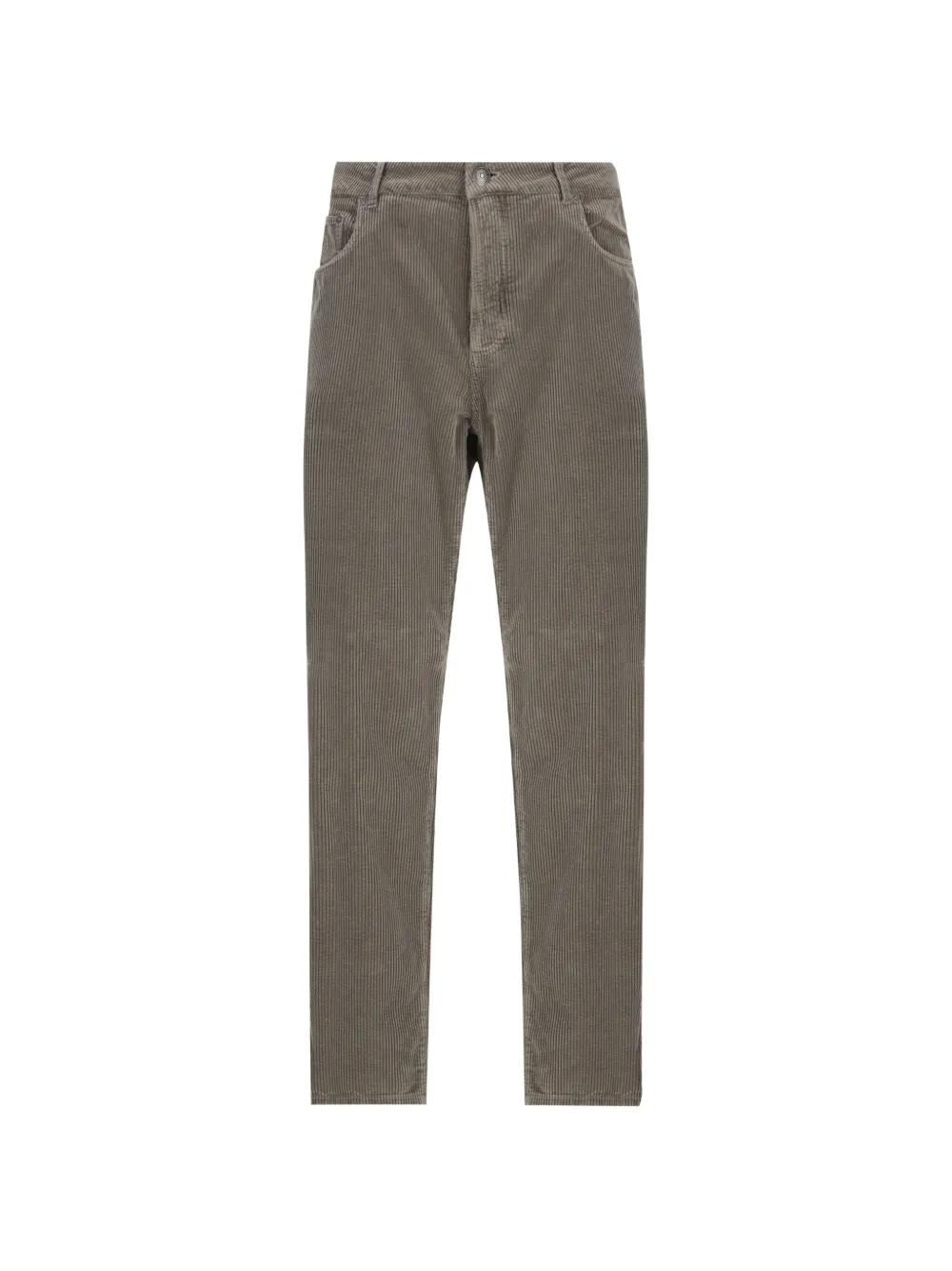 Brunello Cucinelli corduroy straight-leg trousers - Grey