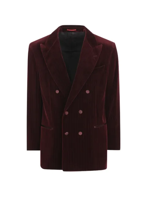 Brunello Cucinelli pinstripe double-breasted jacket