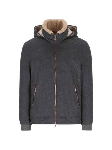 Brunello Cucinelli hooded wool jacket