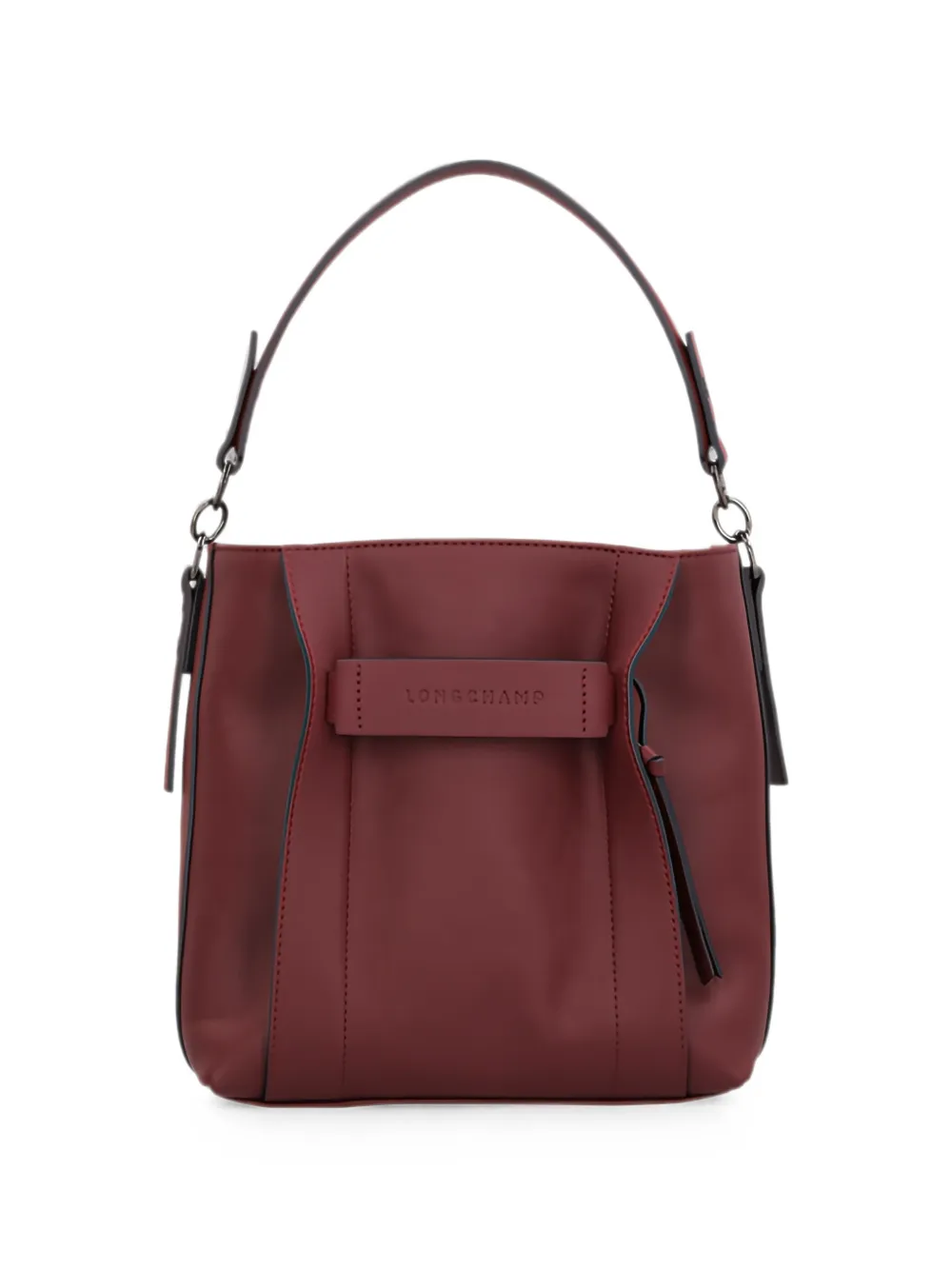 Longchamp S 3D leather tote bag - Red