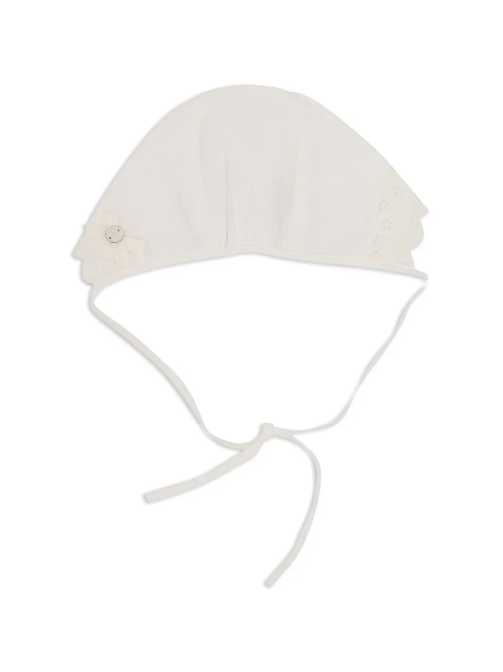  Paz Rodriguez Gorro Con Bordado Inglés - Neutro 