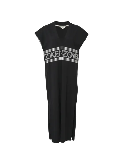 Kenzo Pre-Owned vestido con logo en V
