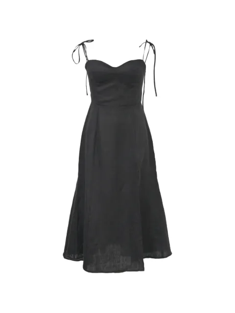 Reformation vestido Nebraska con tira lazada