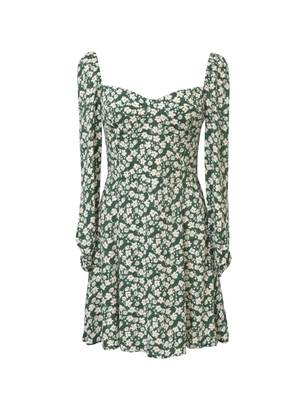Reformation Mochi floral-print dress - Verde