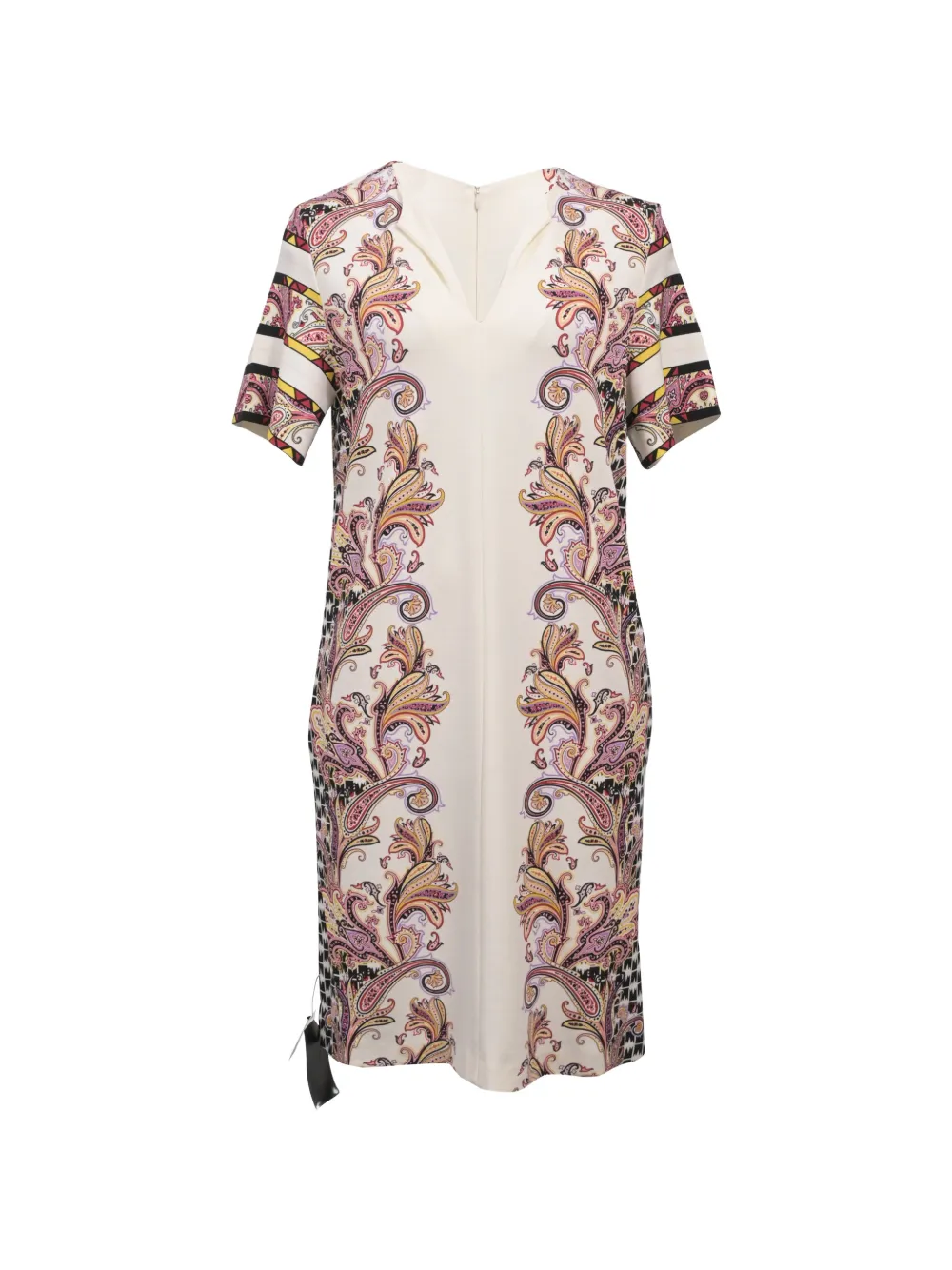 Etro Vintage printed shift dress - Toni neutri