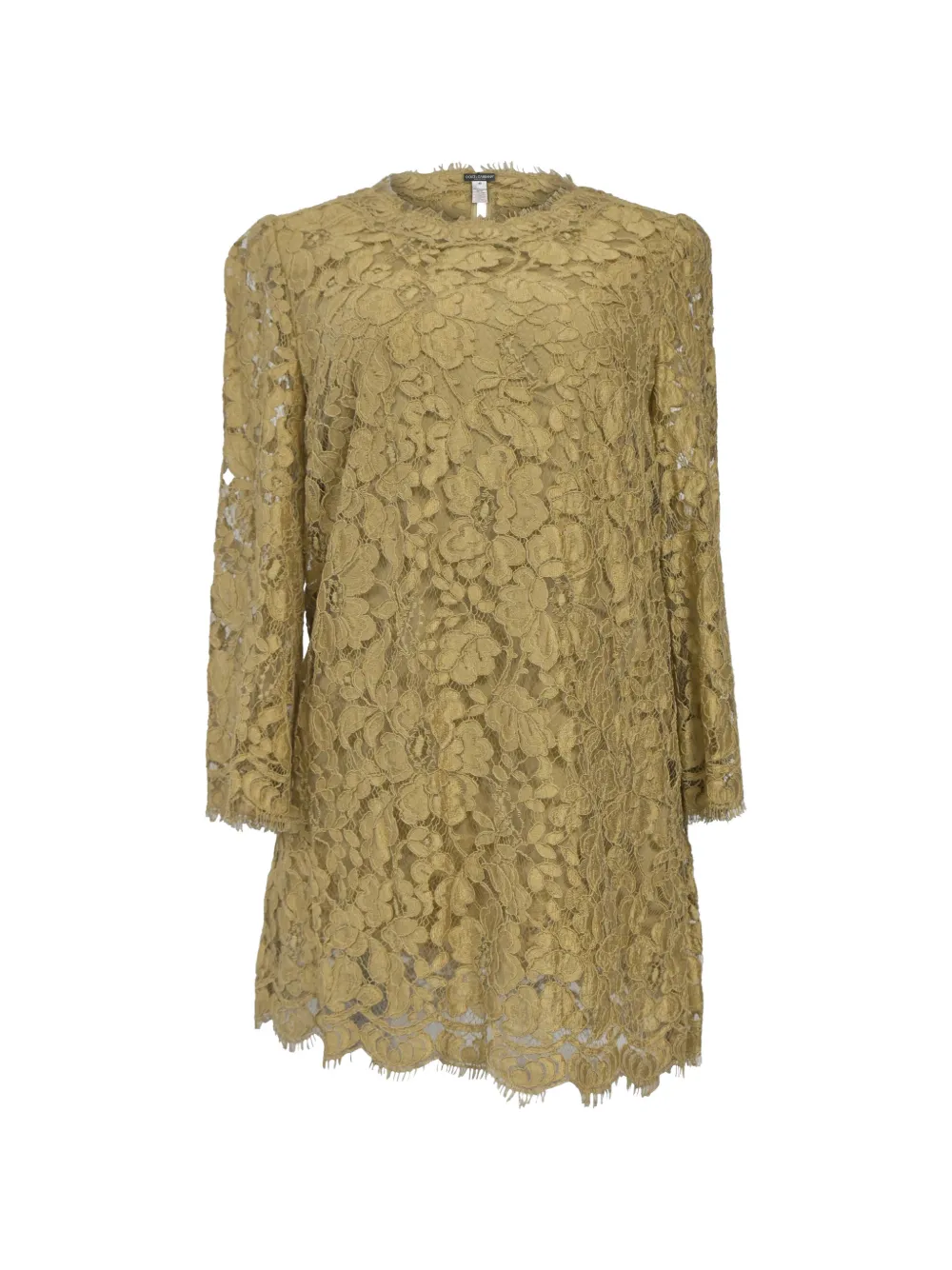 Dolce & Gabbana Pre-Owned corded lace tunic - Toni neutri