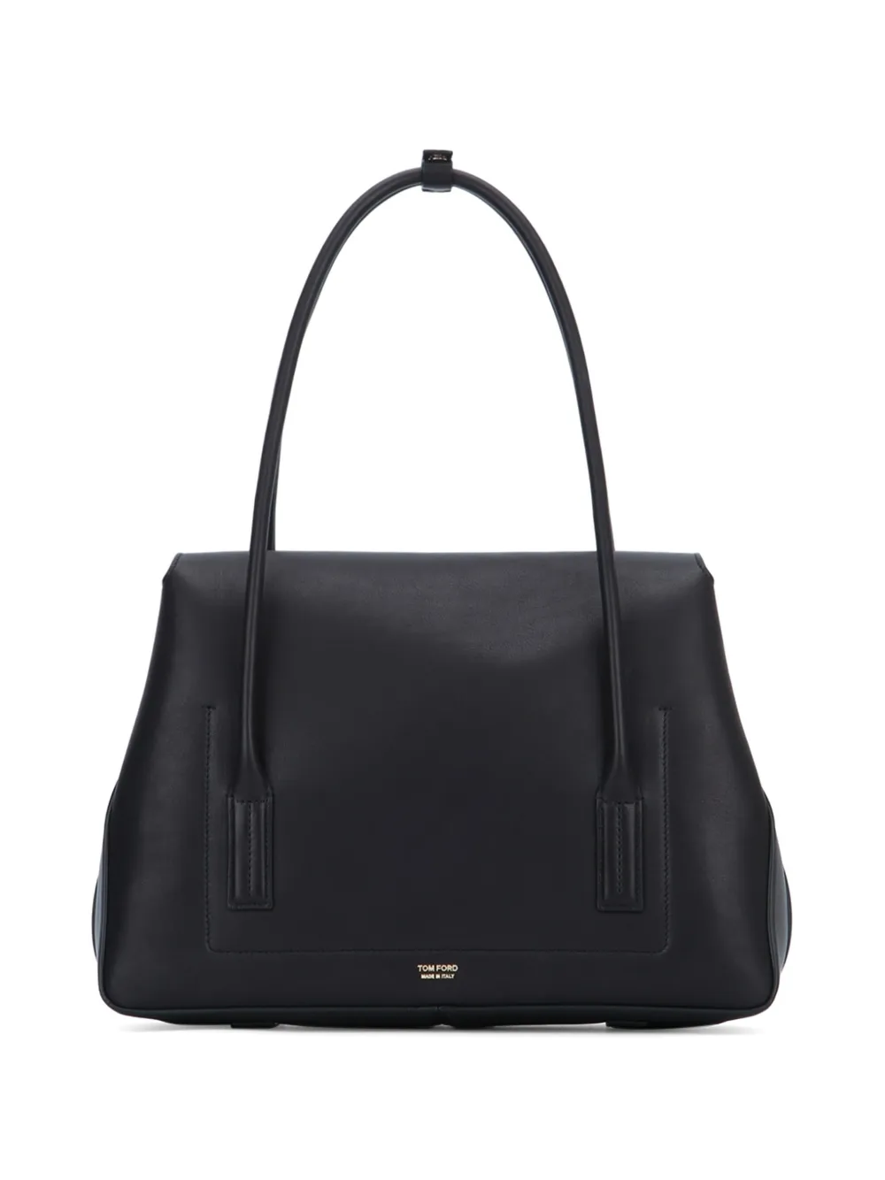 TOM FORD Leren shopper met hangslotdetail Zwart