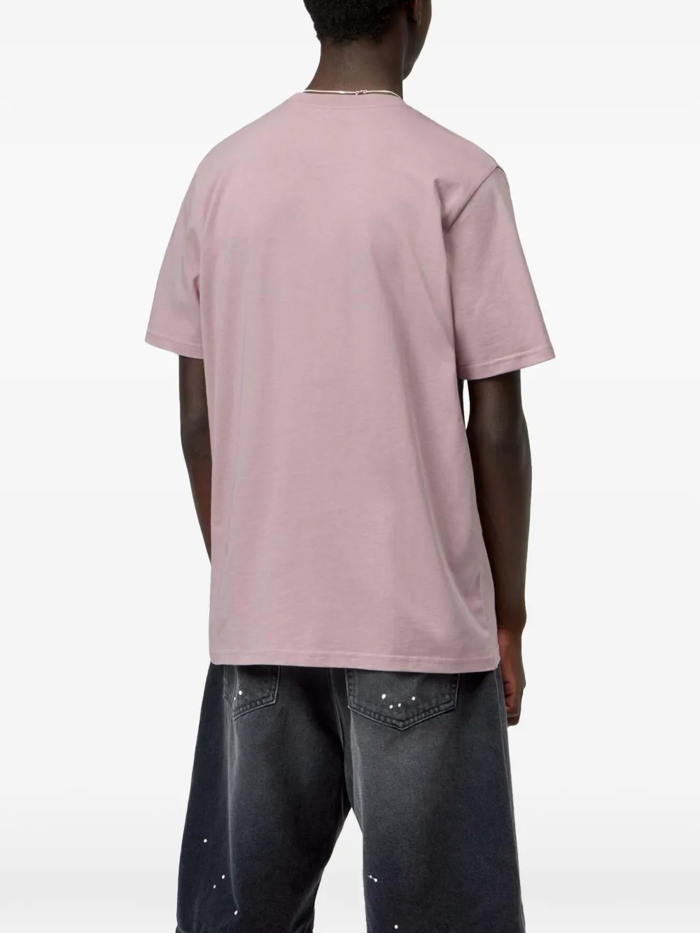 Carhartt WIP T-shirt met logopatch Roze