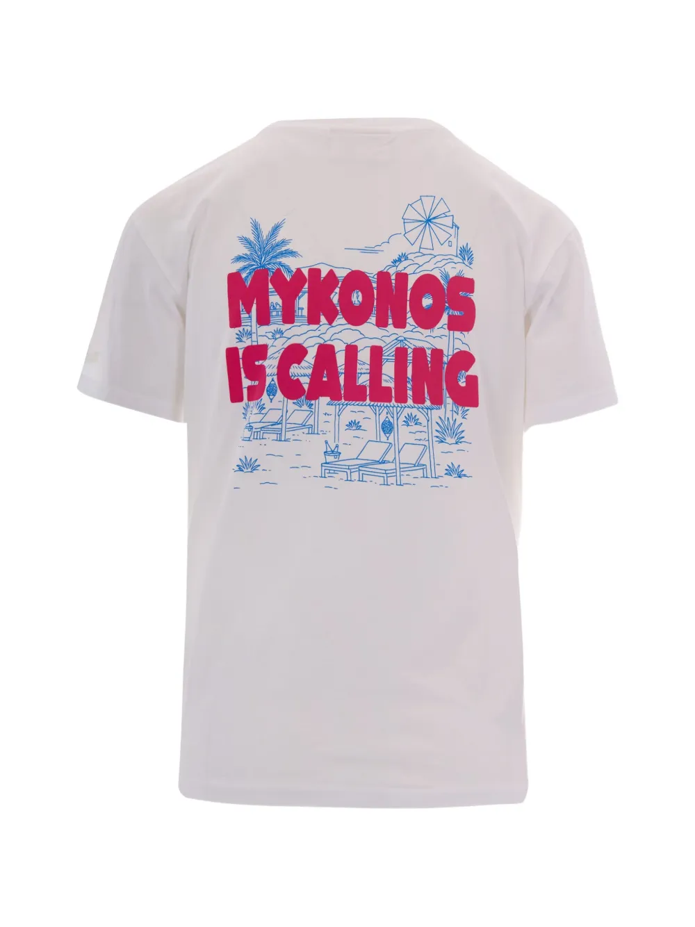 MC2 Saint Barth Emilie Mykonos Is Calling T-shirt Wit