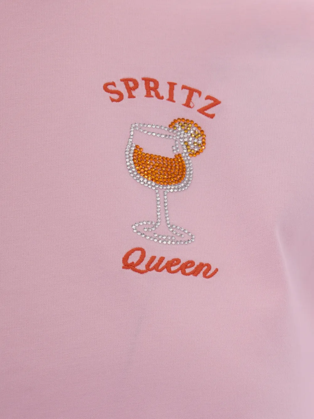 MC2 Saint Barth Emilie Spritz Queen T-shirt Roze