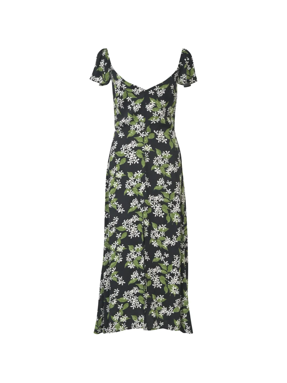 Reformation Baxley floral-print dress - Nero