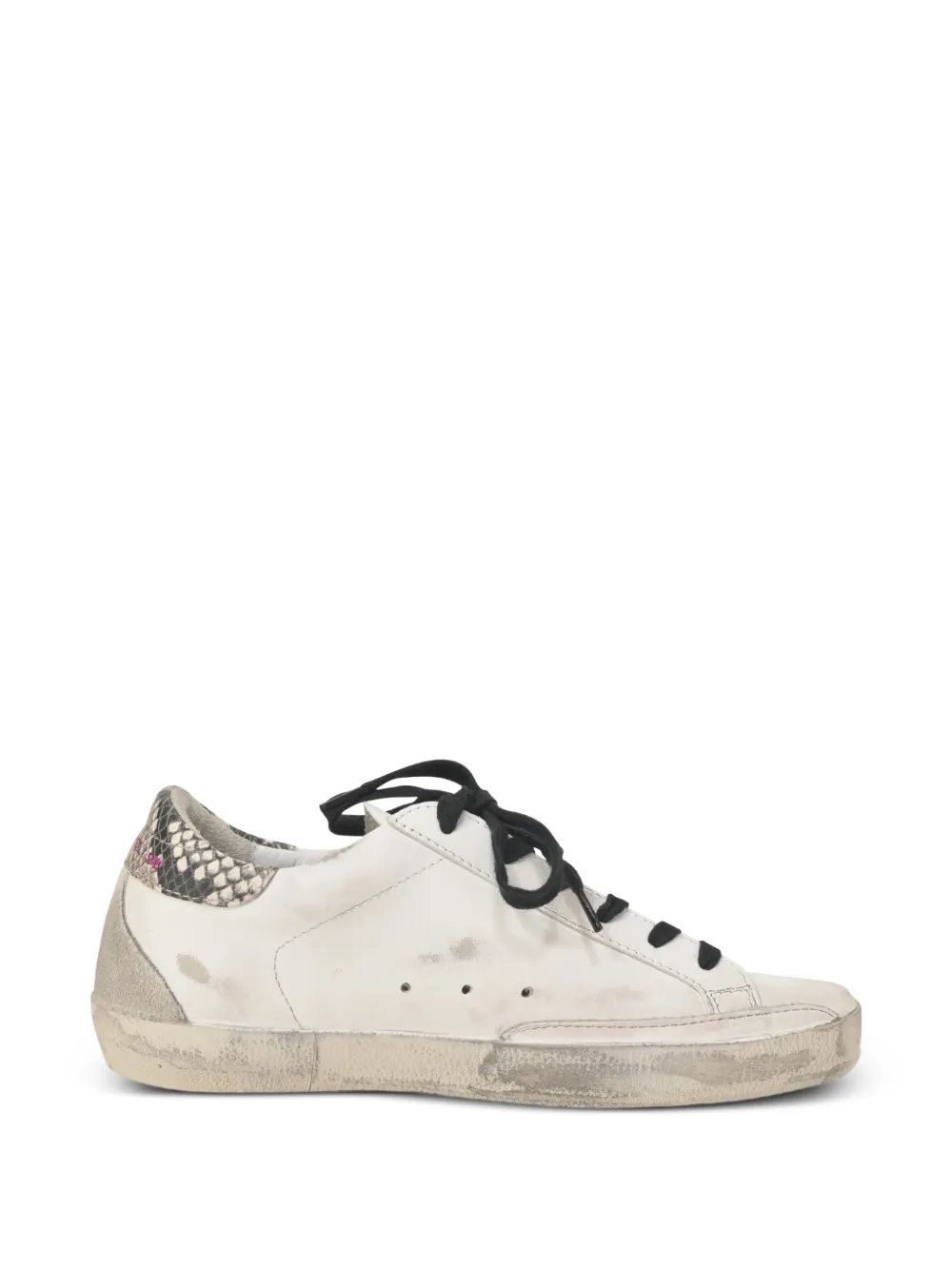 Golden Goose Superstar animal-print sneakers - Weiß