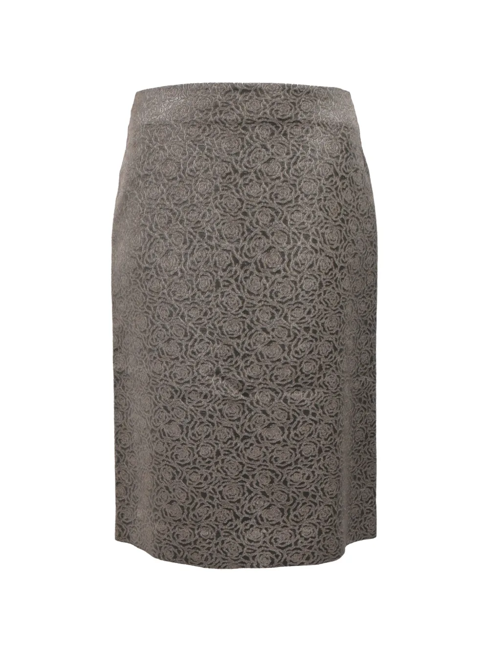 Etro Vintage floral-print pencil skirt - Braun