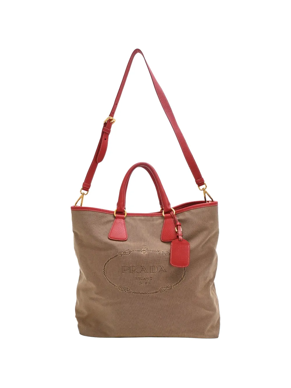 Prada Pre-Owned 2-way tote bag - Marrone